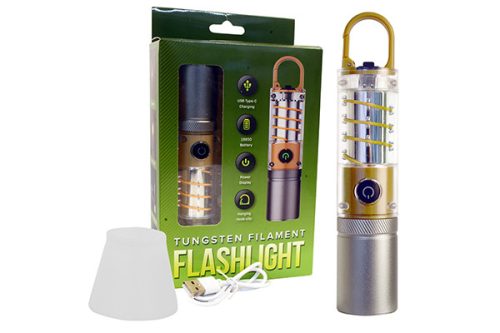 EnergoTeam OUTDOOR TUNGSTEN FILAMNENT ZSEBLÁMPA