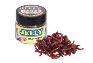BENZAR JELLY BAITS BABY WORM BARNA+PIROS