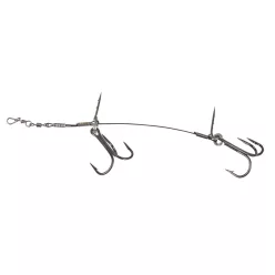   IRON CLAW Rig System Stinger Double / ragadozóhalas horogrendszer / horog 2 / 9cm