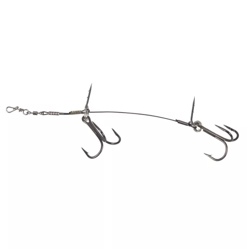 IRON CLAW Rig System Stinger Double / ragadozóhalas horogrendszer / horog 2 / 9cm