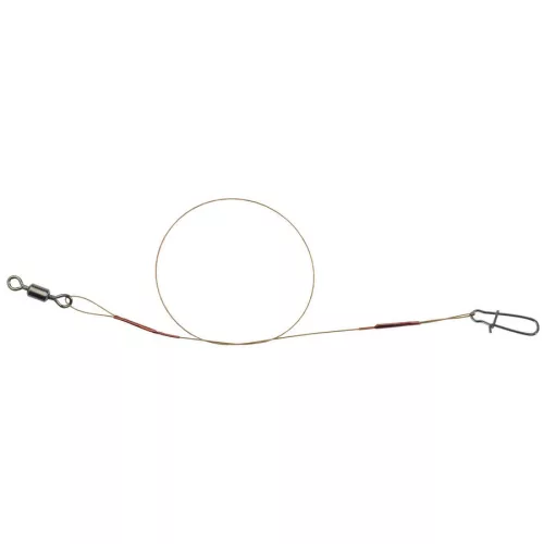 IRON CLAW Stiff Spin Rig előreszerelt bevonatos acél előke / 45cm / 30lb / 2db