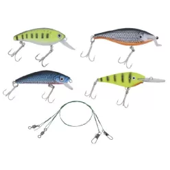 Kamasaki NATURAL WOBBLER SZETT(4WOBBLER+2DRÓTELŐKE+DOBOZ)
