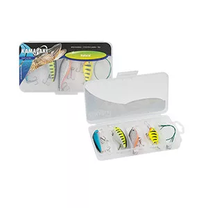Kamasaki NATURAL WOBBLER SZETT(4WOBBLER+2DRÓTELŐKE+DOBOZ)