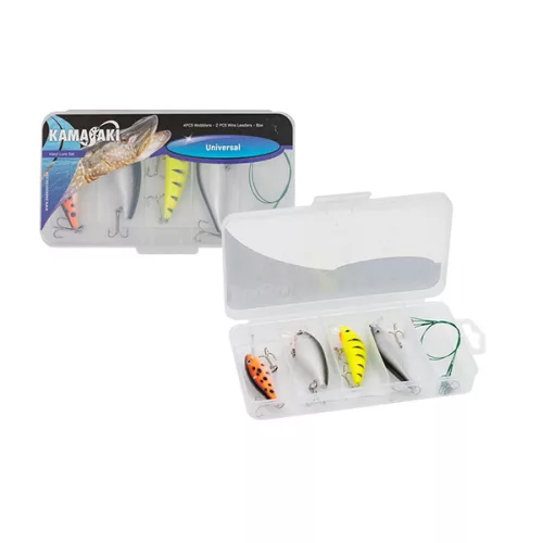 Kamasaki UNIVERSAL WOBBLER SZETT(4WOBBLER+2DRÓTELŐKE+DOBOZ)