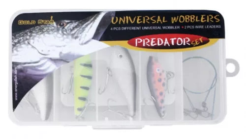 Kamasaki UNIVERSAL WOBBLER SZETT(4WOBBLER+2DRÓTELŐKE+DOBOZ)