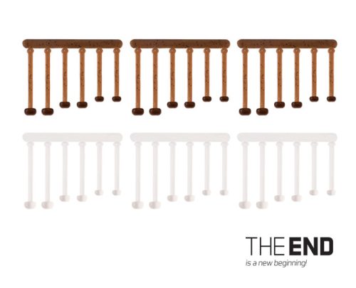 THE END Elasztikus csalistopper / 36db | 18,21,25 mm mix