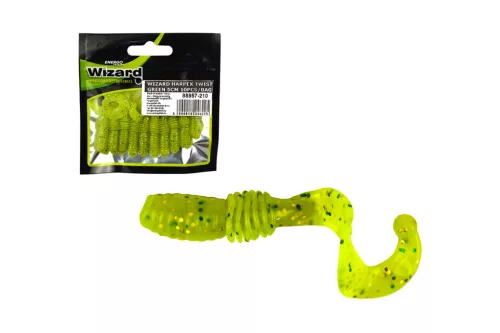WIZARD HARPEX TWIST CLARET 5CM 10PCS/BAG