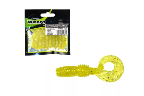 WIZARD HARPEX TWIST GREEN 5CM 10PCS/BAG