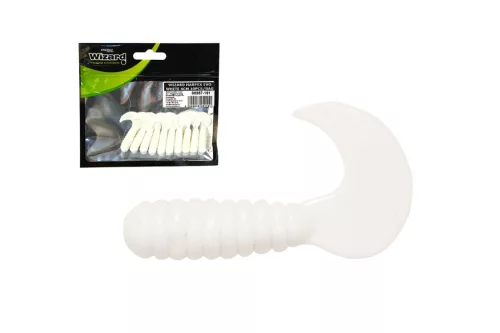 WIZARD HARPEX TWIST LARVA CLEAR 5CM 10PCS/BAG