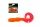 WIZARD HARPEX TWIST EXTRA POPPY-ORANGE 5CM 10PCS/BAG