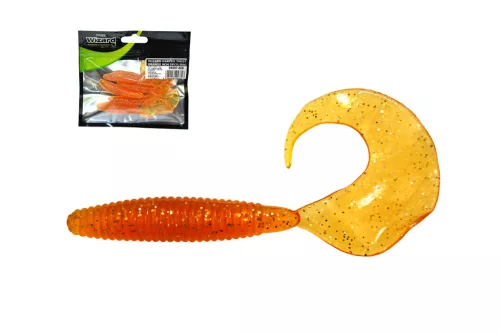 WIZARD HARPEX TWIS  GREEN 6CM 5PCS/BAG