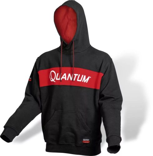 Quantum Tournament Hoodie XL fekete/piros kapucnis pulóver