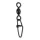 IRON CLAW Crane Coastlock Swivel 8 rozsdamentes acél forgókapocs / 8 / 8db