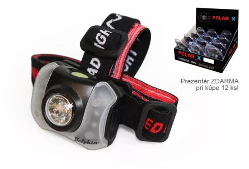 Fejlámpa Delphin POLAR_X | 5+4 LED