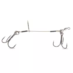   IRON CLAW Slab Shad Rig System "light" / horogrendszer súllyal gumihalhoz / 2db súly 5-10g / 2db horogrendszer