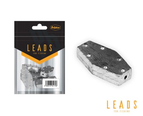 Delphin LEADS Hatszög nyílással / 5db | 30g