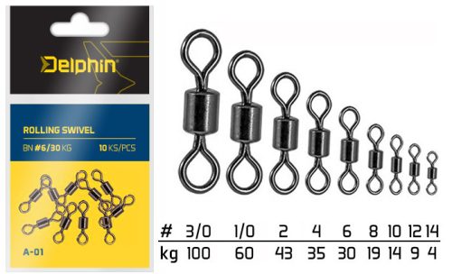 Rolling Swivel A-01/10db | BN/14