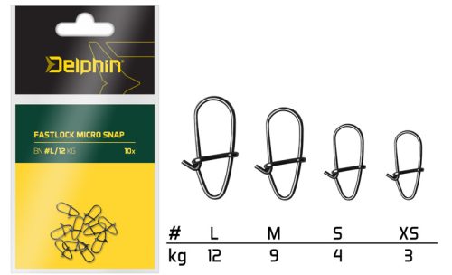 Fastlock micro snap /10db | M/9kg