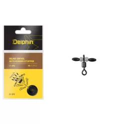 Inline swivel with rubber stopper | S / 0