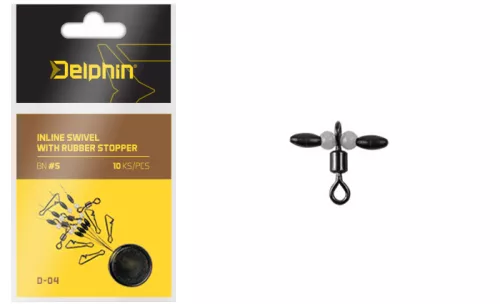 Inline swivel with rubber stopper | S / 0