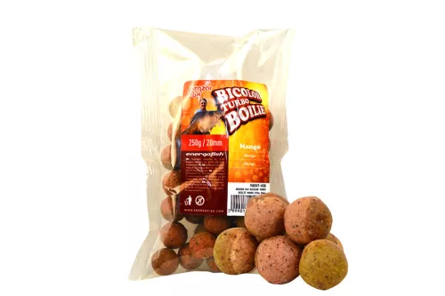 BENZAR TURBO BICOLOR BOILIE COCO-CARAMEL 250G 20MM