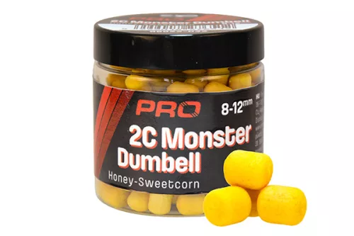 CARP EXPERT PRO  2C MONSTER DUMBELL 50G STRAWBERRY-HALIBUT 8X10MM