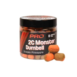   CARP EXPERT PRO 2C MONSTER DUMBELL 50G SCOPEX-PINEAPPLE 8X10MM