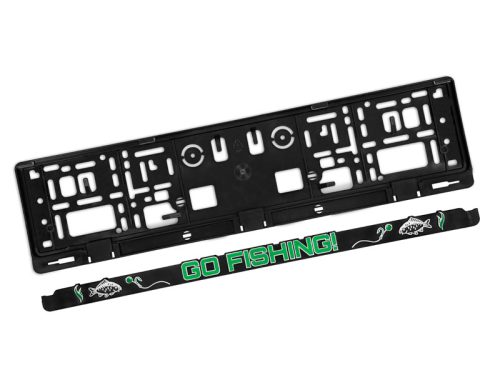 Rendszámtábla tartó 3D Delphin GoFishing! / 2db