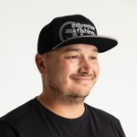 Adventer & Fishing ADVENTER CAP BLACK WITH A STRAIGHT FLAP