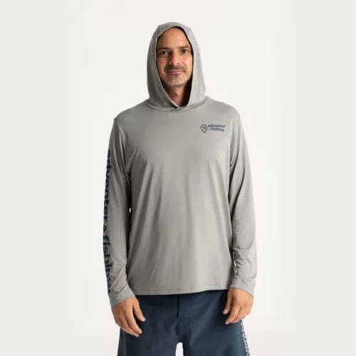 Adventer & Fishing ADVENTER FUNCTIONAL HOODED UV T-SHIRT LIMESTONE M