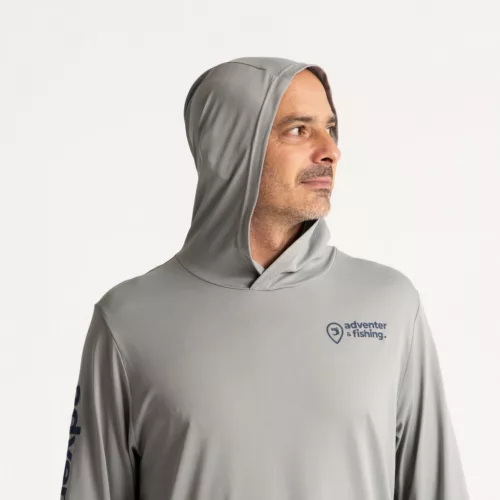 ADVENTER FUNCTIONAL HOODED UV T-SHIRT LIMESTONE XXL