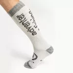 ADVENTER FUNCTIONAL SOCKS MERINO STEEL L