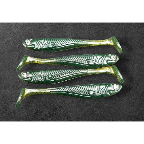 Alpha Tackle Avci Motoroil zöld/barna csillámokkal/ 9cm