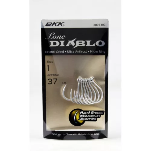 BKK LONE DIABLO EGYÁGÚ RABLÓHALAS HOROG 4/0# 5 DB/CSOMAG