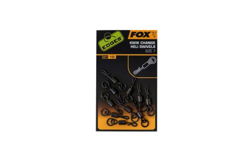 Fox EDGES™ Kwik Change Heli Swivels - Size 7-Edges Kwik change heli swivels size 7 x 10