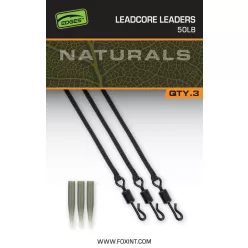   Fox EDGES™ Naturals Leadcore Leaders-Naturals Leadcore Leaders x 3