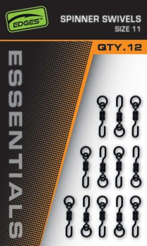 Fox EDGES™ Essentials Spinner Swivels - Size 11-Edges Spinner Swivel sz 11