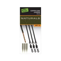   Fox EDGES™ Naturals Copper Core Leaders-Edges Naturals Copper-Core Leaders x3
