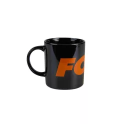   Fox Collection Mug Black/Orange-Fox Black and Orange Logo Ceramic Mug