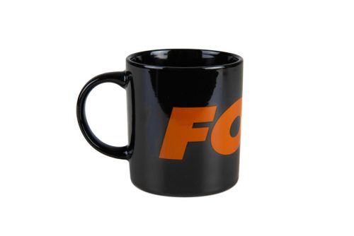 Fox Collection Mug Black/Orange-Fox Black and Orange Logo Ceramic Mug