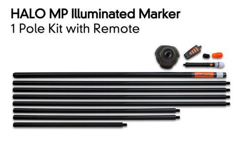 Fox Halo Illuminated Marker Pole – 1 Pole Kit Including Remote-Halo 1 pole kit inc remote