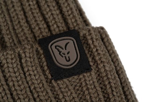 Fox Heavy Knit Bobble Hat-Fox Bobble Heavy Olive