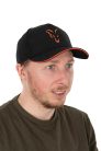 Fox Collection Baseball Cap Black & Orange-Fox Collection baseball B/O