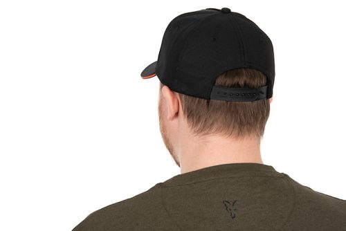 Fox Collection Baseball Cap Black & Orange-Fox Collection baseball B/O