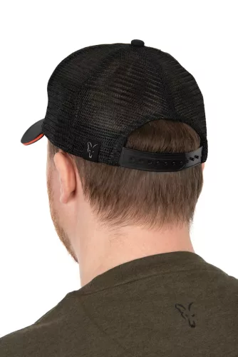 Fox Collection Trucker Cap Black & Orange-Fox Collection trucker B/O
