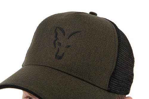 Fox Collection Trucker Cap Green & Black-Fox Collection trucker G/B