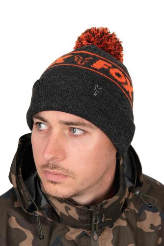 Fox Collection Bobble - Black & Orange-Fox Collection Bobbles B/O