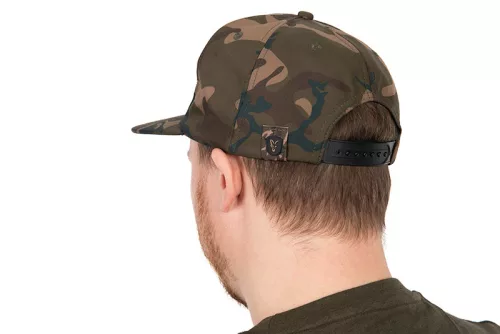 Fox Camo Flat Peak Snapback Cap-Camo Snapback hat