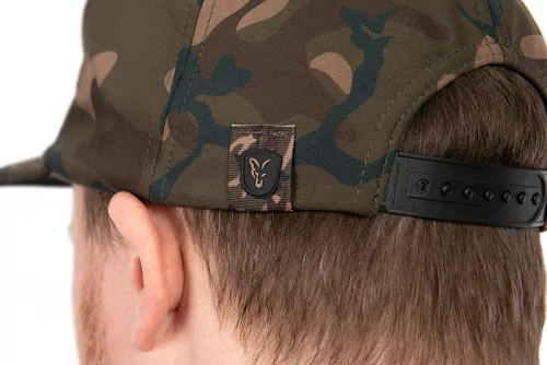 Fox Camo Flat Peak Snapback Cap-Camo Snapback hat