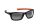 Fox Collection Wraps Black/Orange - Grey Lens-Fox Collection Wraps - Black/Orange - grey lense